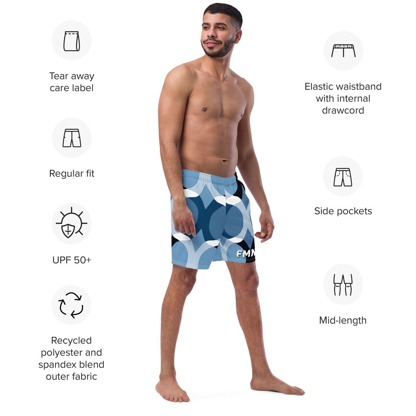 Special Edition - Love of the Ocean FMN Swim Trunks