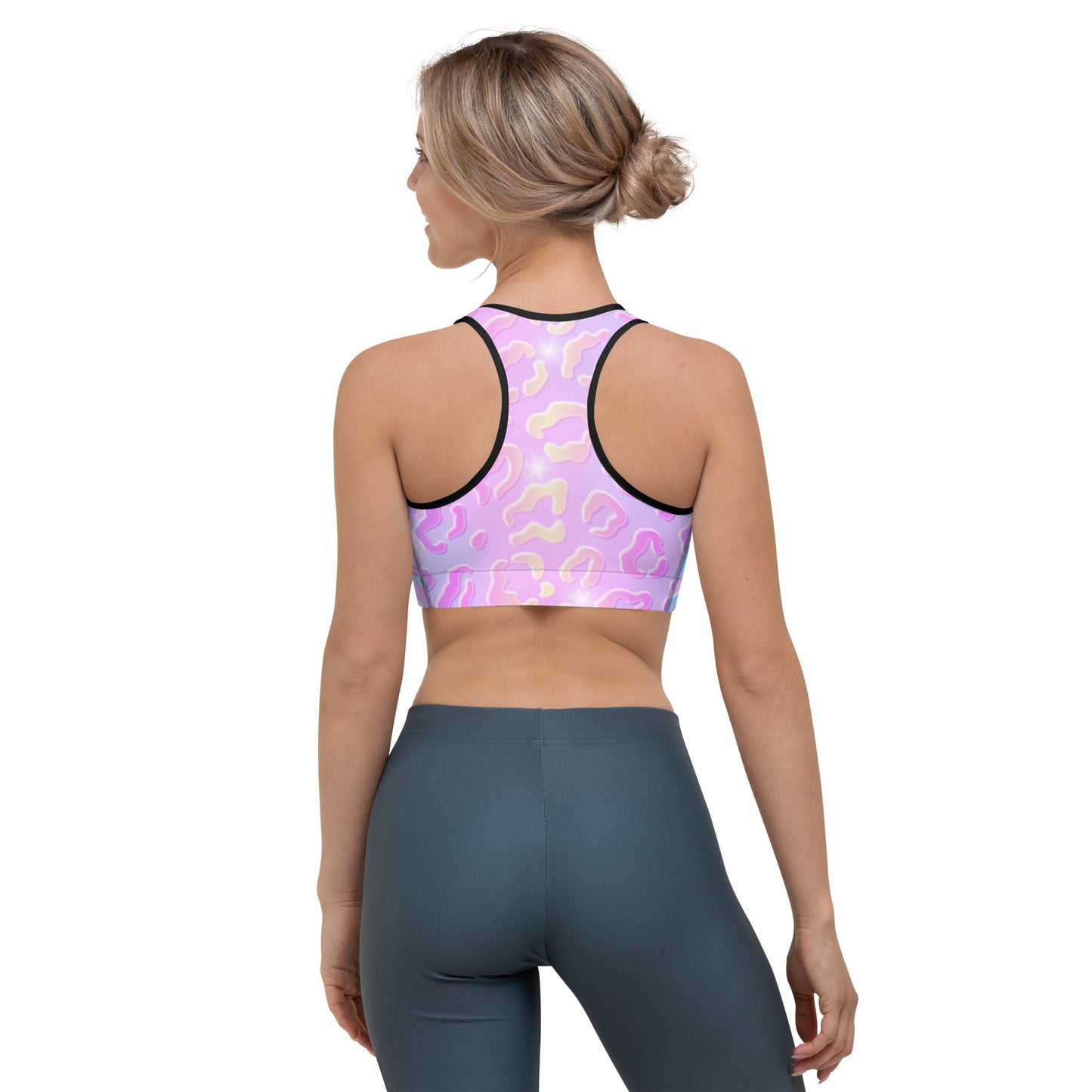 Cheetah Dazzle Sports Bra