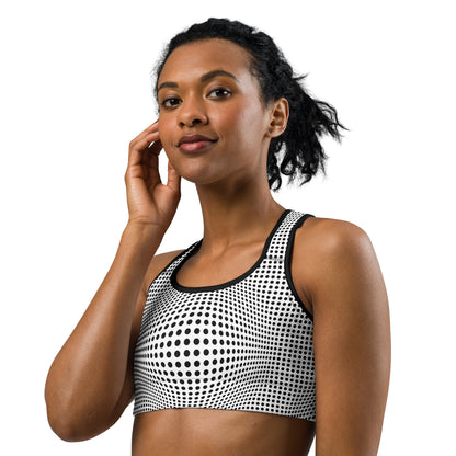 Everyday Optical Illusion Sports Bra