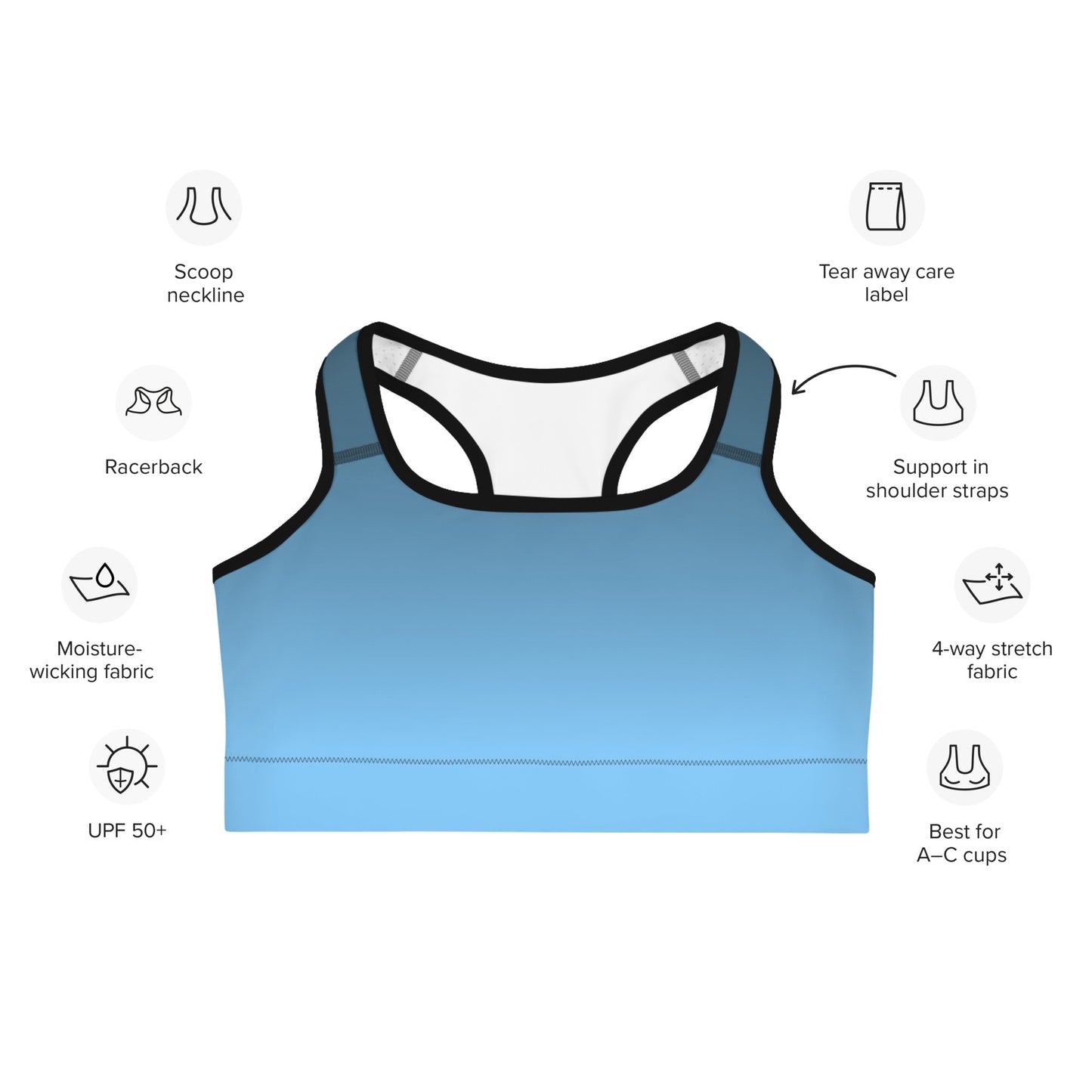 Forget Me Never Signature Sports Bra