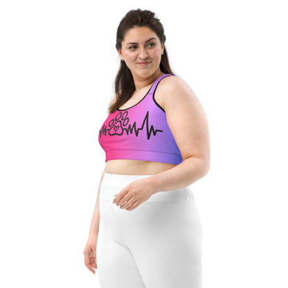 Special Edition - My Pet My Life Heartbeat Sports Bra