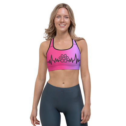 Special Edition - My Pet My Life Heartbeat Sports Bra