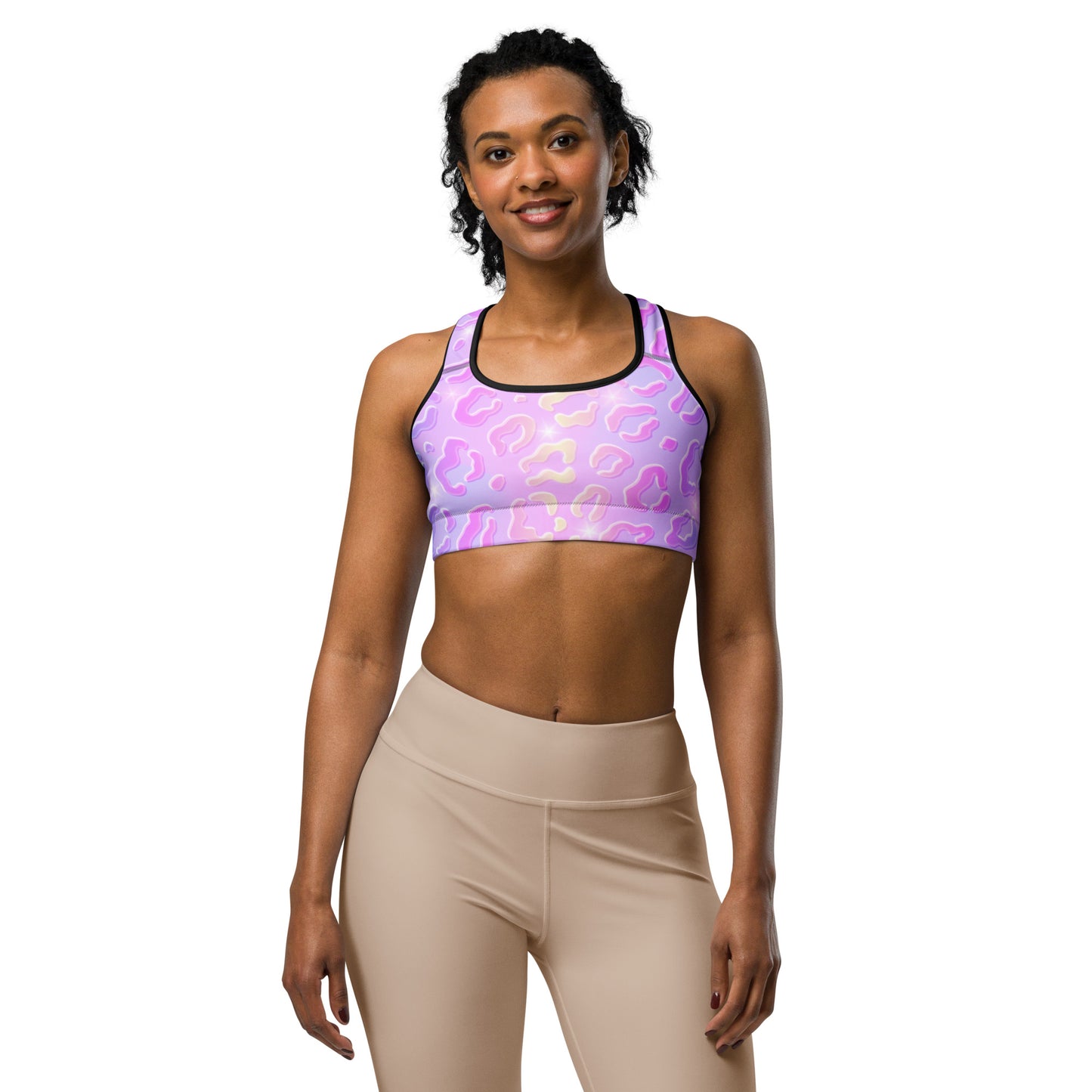 Cheetah Dazzle Sports Bra