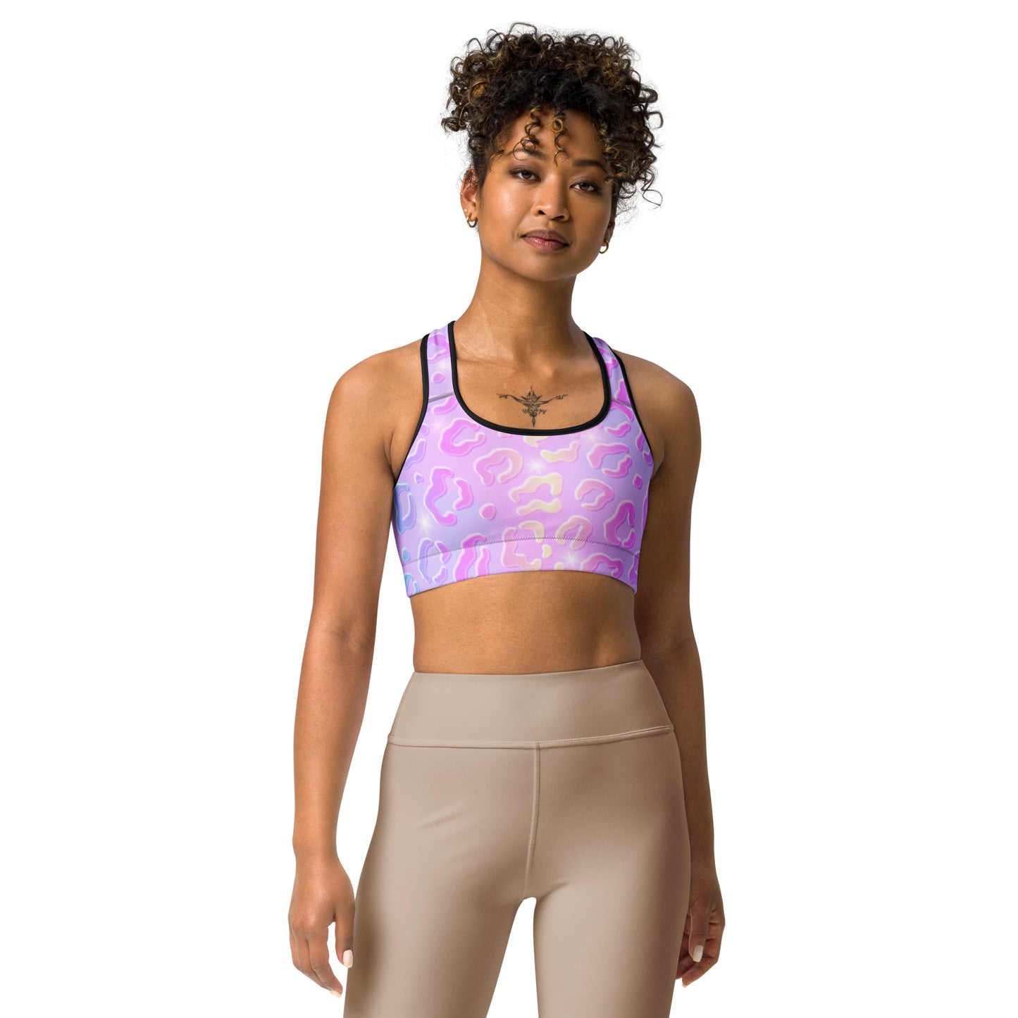 Cheetah Dazzle Sports Bra