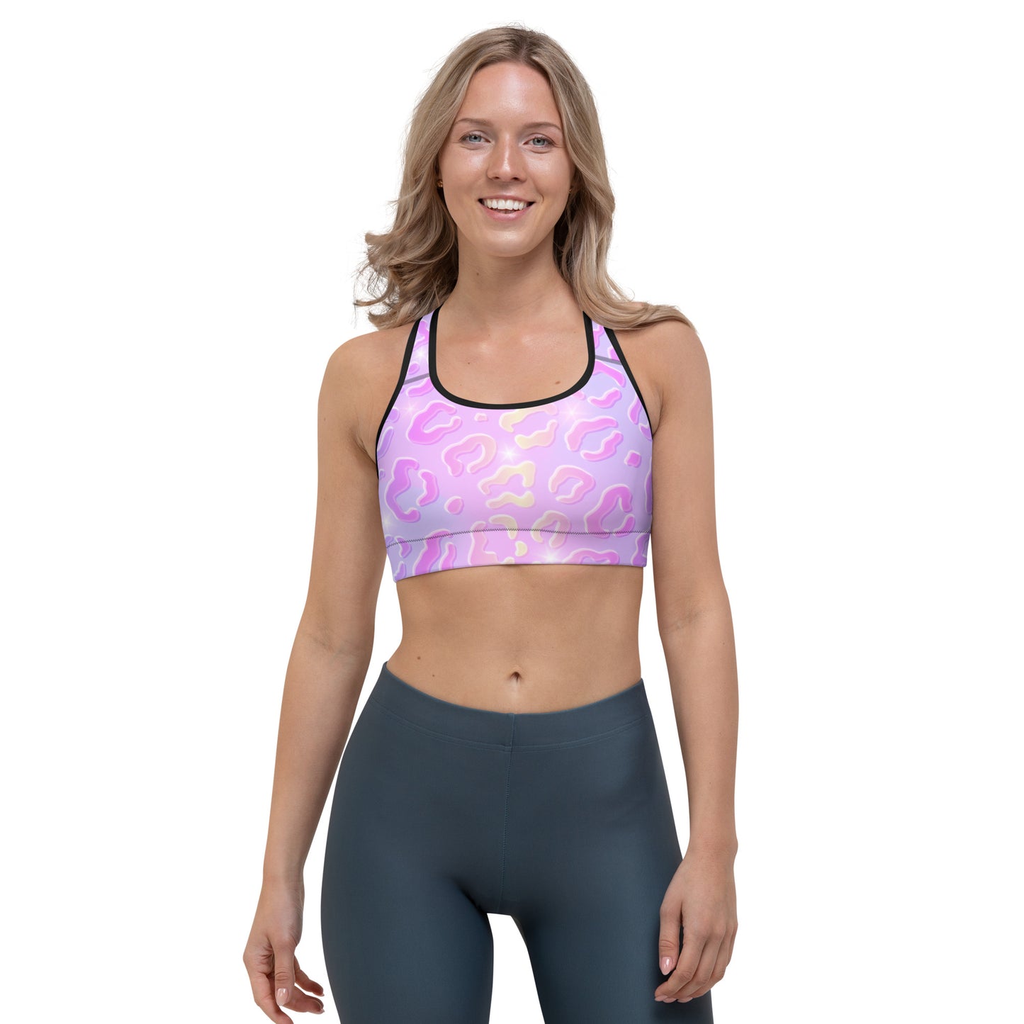 Cheetah Dazzle Sports Bra