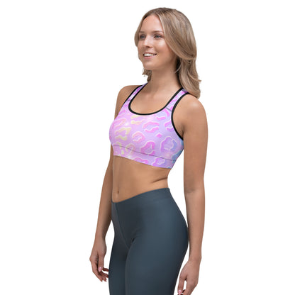 Cheetah Dazzle Sports Bra