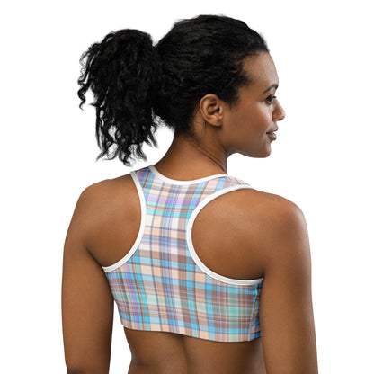 Everyday Plaid Sports Bra