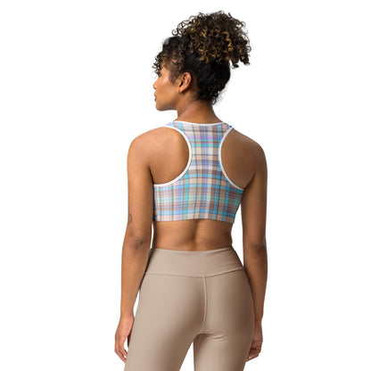 Everyday Plaid Sports Bra