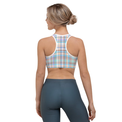 Everyday Plaid Sports Bra