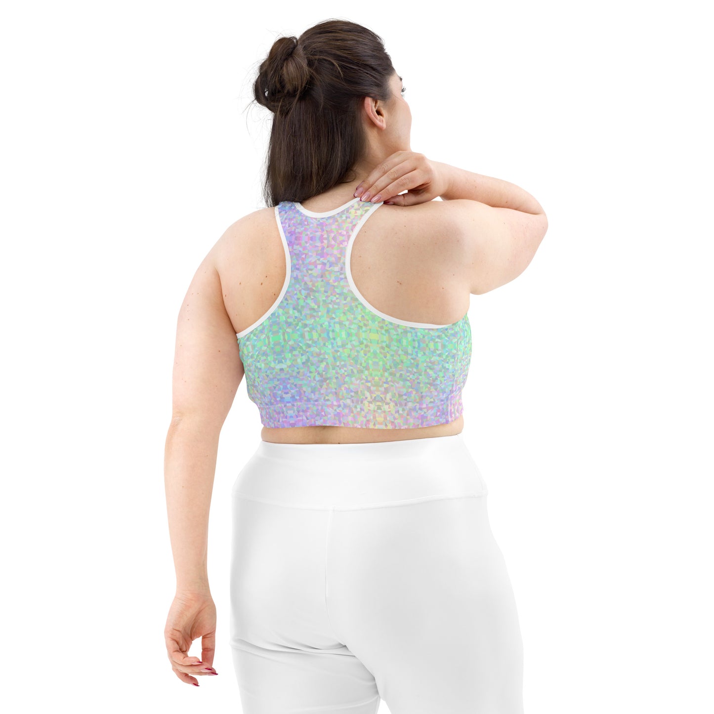 Mermaid Sparkle Sports Bra