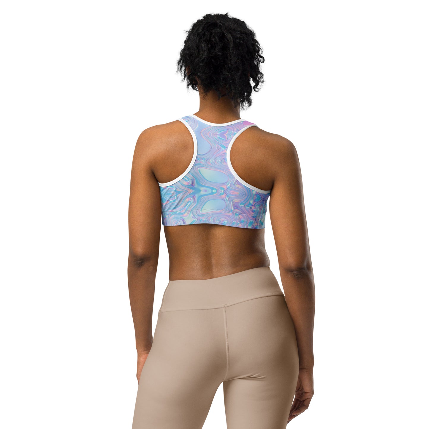 Holographic Hydro Sports Bra