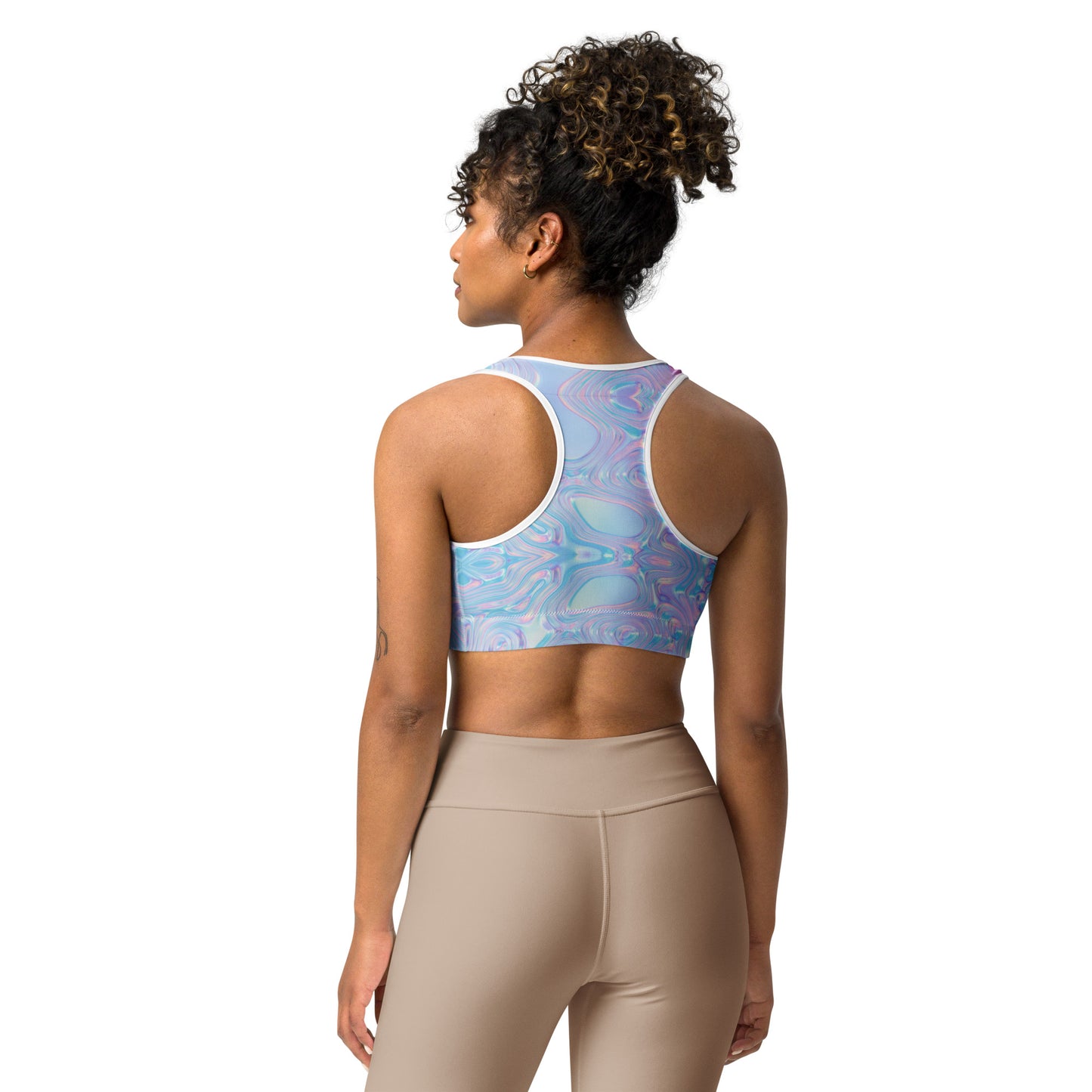 Holographic Hydro Sports Bra