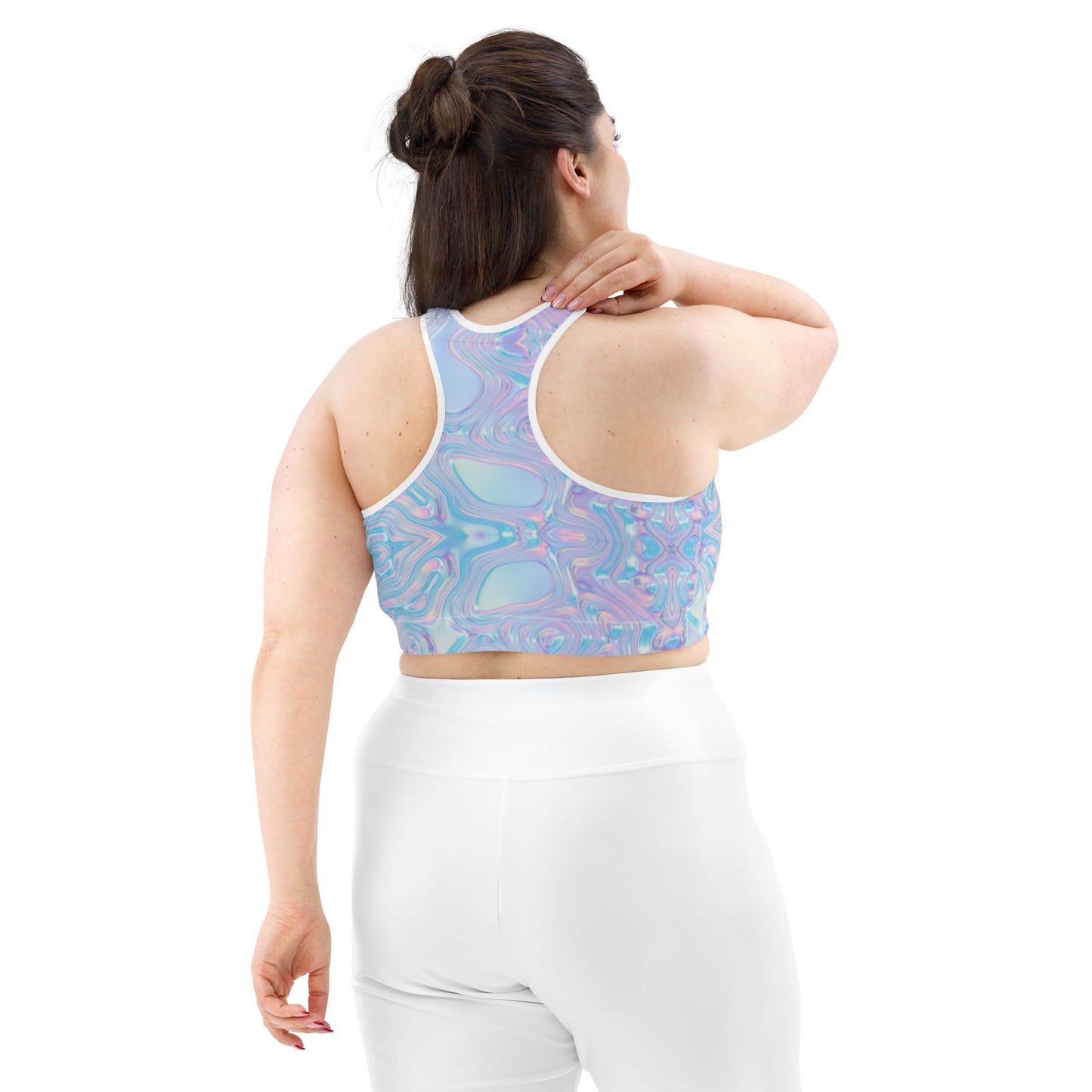 Holographic Hydro Sports Bra