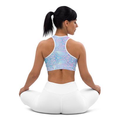 Holographic Hydro Sports Bra