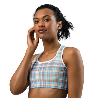 Everyday Plaid Sports Bra