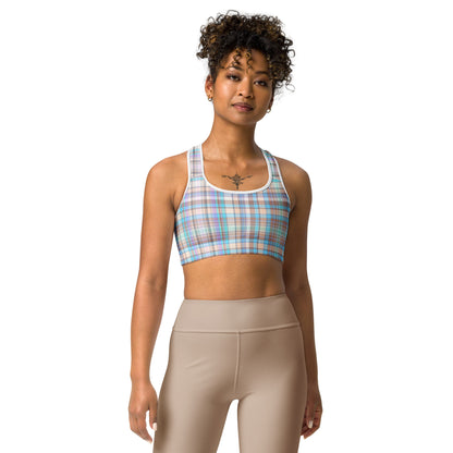 Everyday Plaid Sports Bra