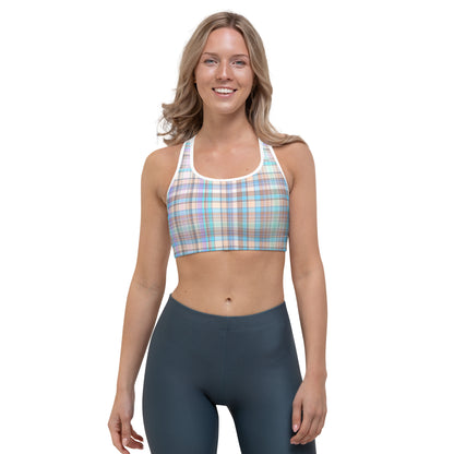 Everyday Plaid Sports Bra