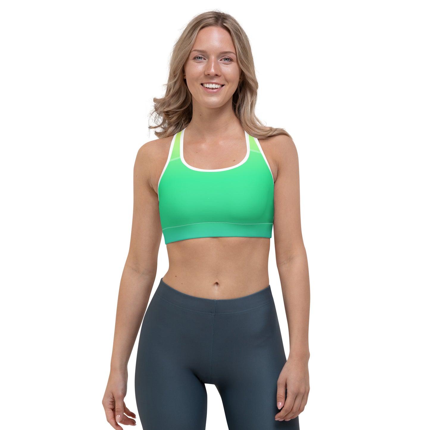 Everyday Sunset Lime Sports Bra