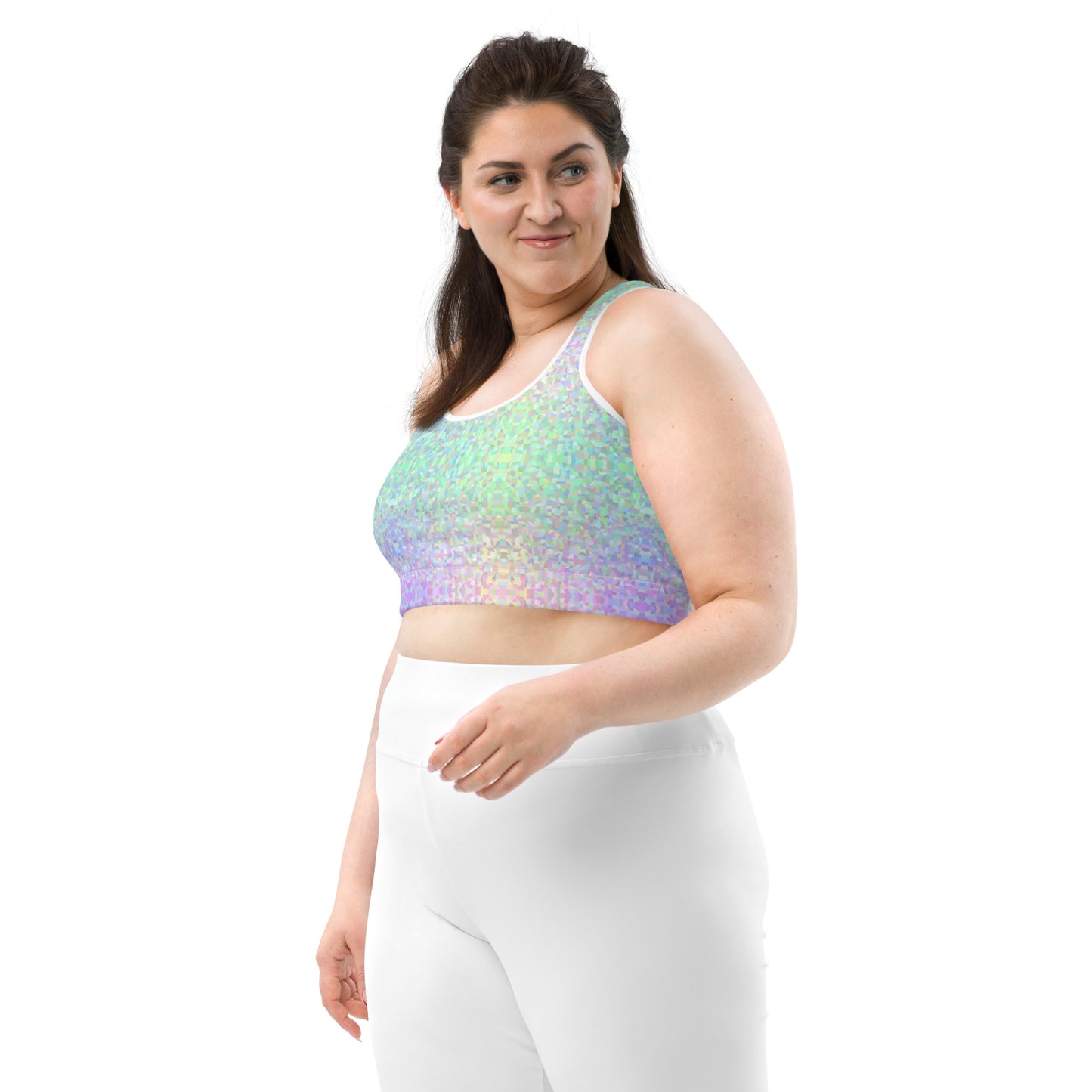 Mermaid Sparkle Sports Bra