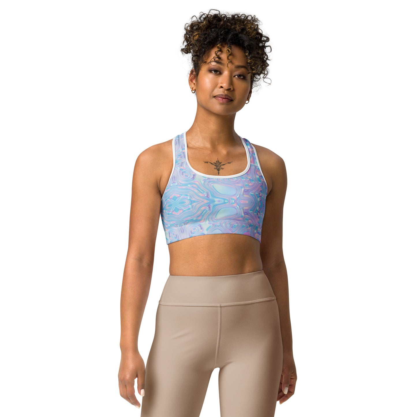 Holographic Hydro Sports Bra