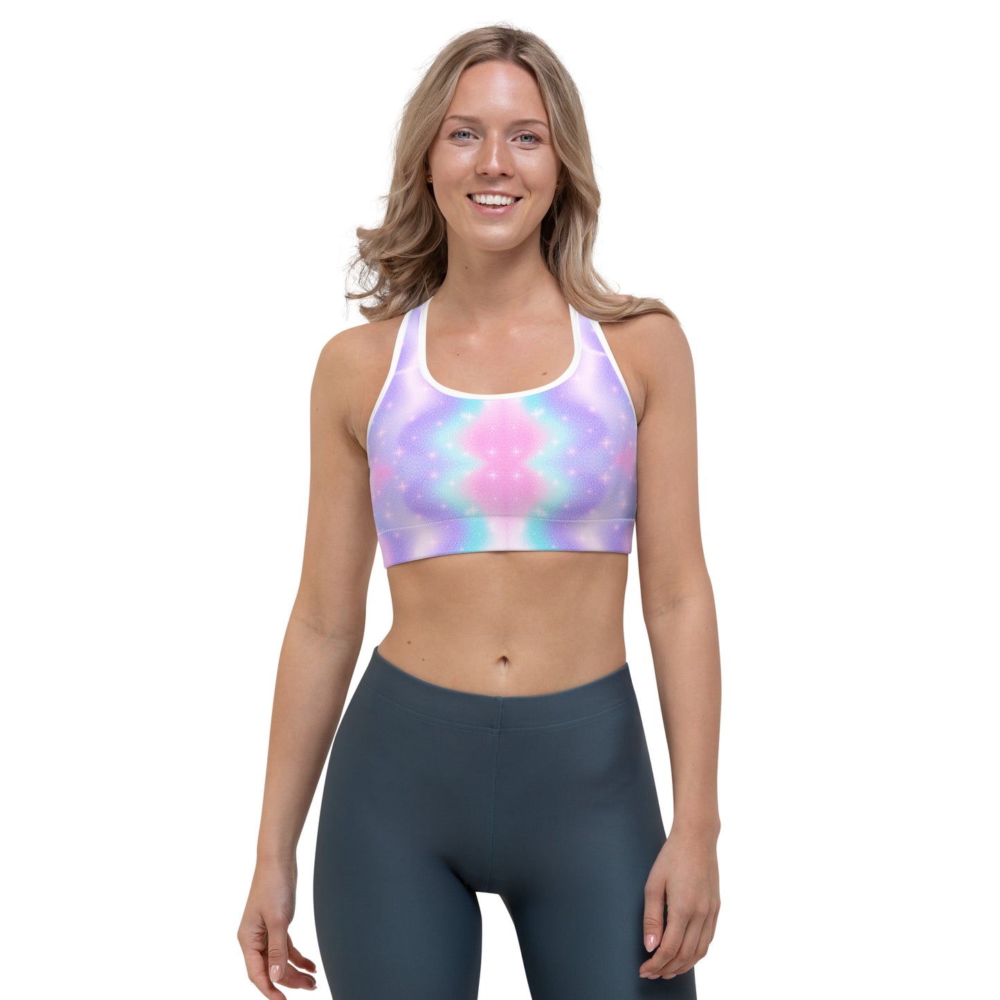 Unicorn Sparkles Sports Bra