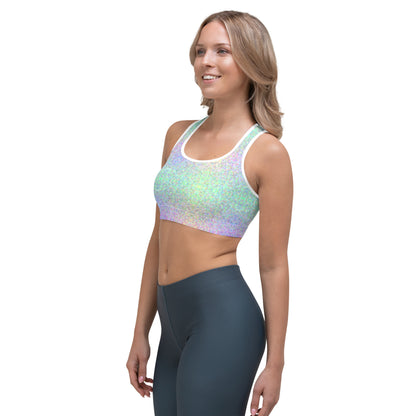 Mermaid Sparkle Sports Bra