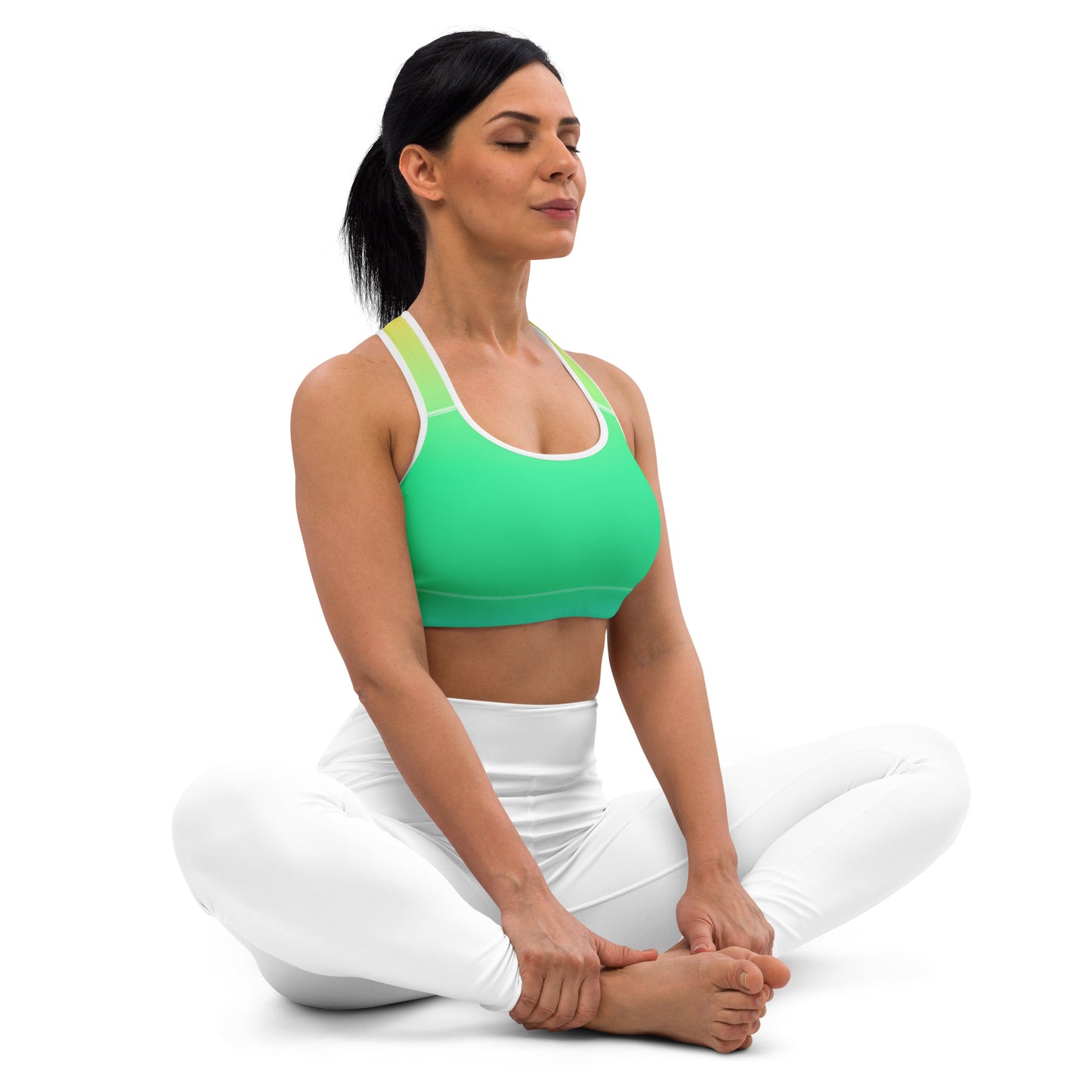 Everyday Sunset Lime Sports Bra