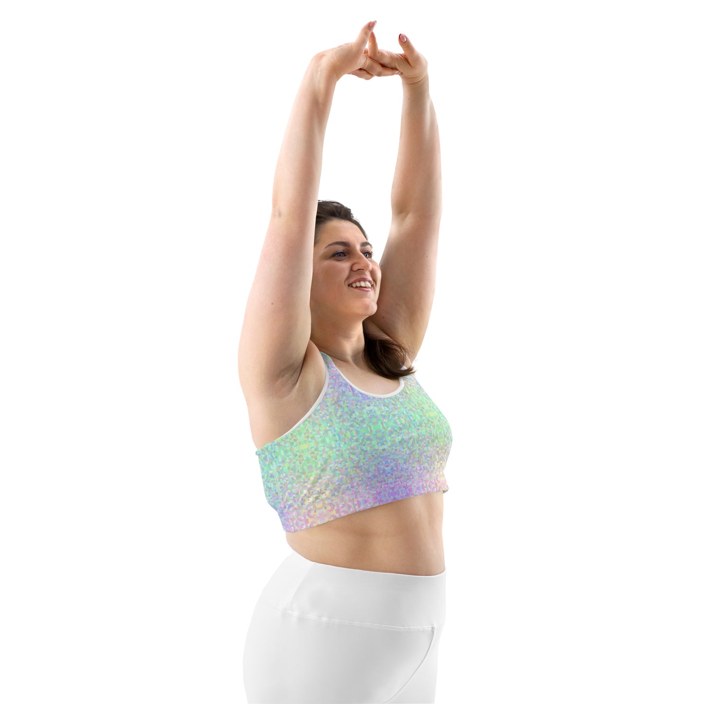 Mermaid Sparkle Sports Bra