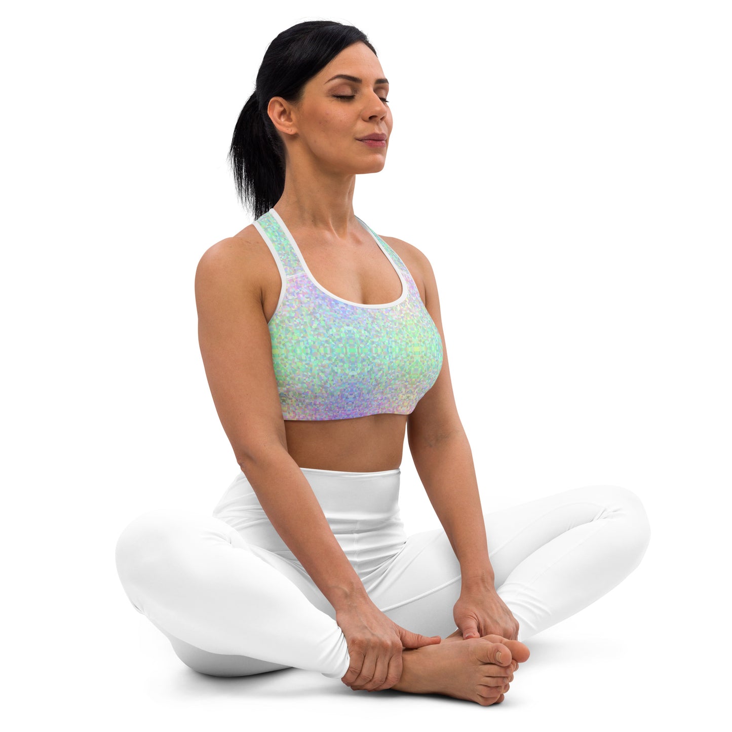 Mermaid Sparkle Sports Bra