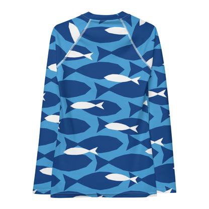 Special Edition - Love of the Ocean Blue Fish Women's Rash Guard