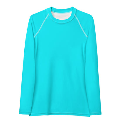 Everyday Aqua Blue Women's Rash Guard