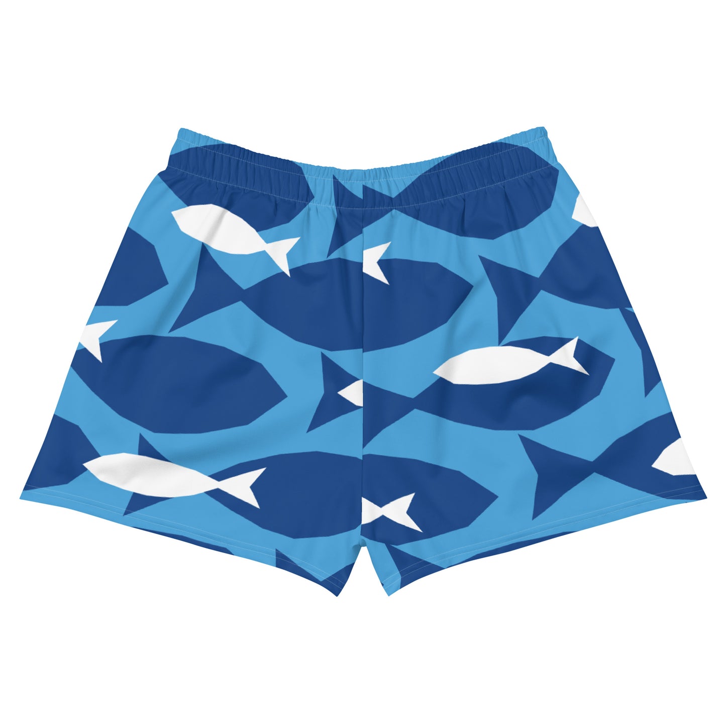 Special Edition - Love of the Ocean Blue Fish Recycled Athletic Shorts