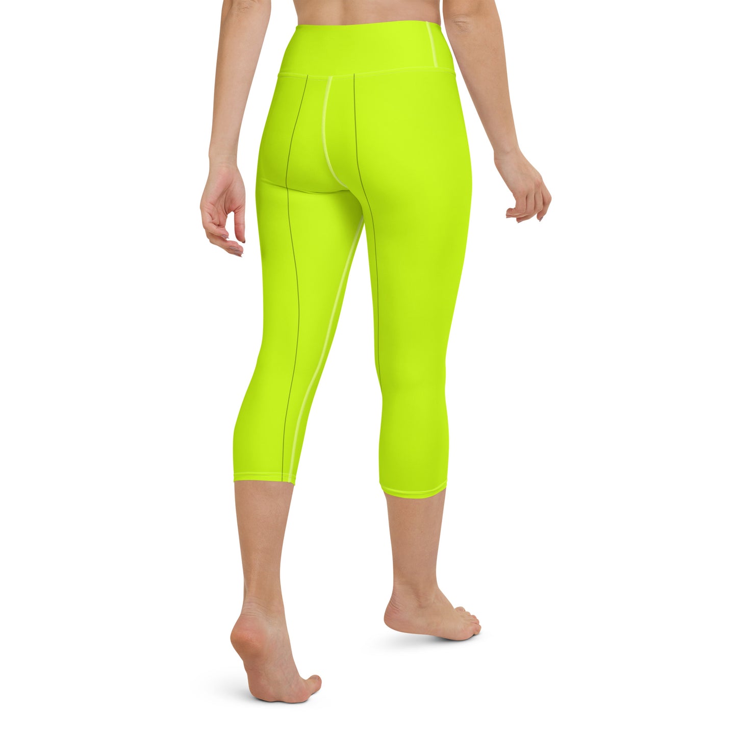 Everyday Neon Lime Yoga Capri Leggings