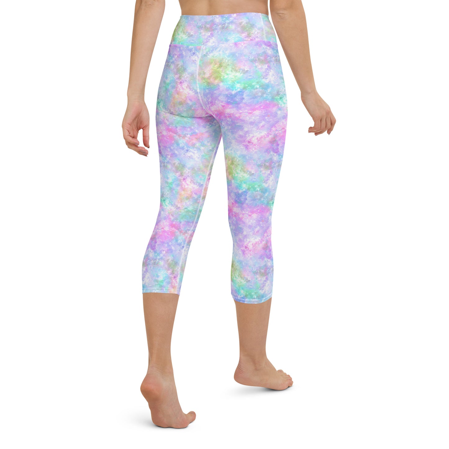 Unicorn Galaxy Yoga Capri Leggings