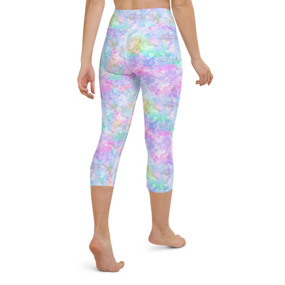 Unicorn Galaxy Yoga Capri Leggings