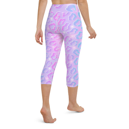 Cheetah Dazzle Yoga Capri Leggings