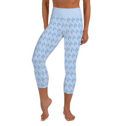 Everyday Essentials Yoga Capri Leggings in Blue