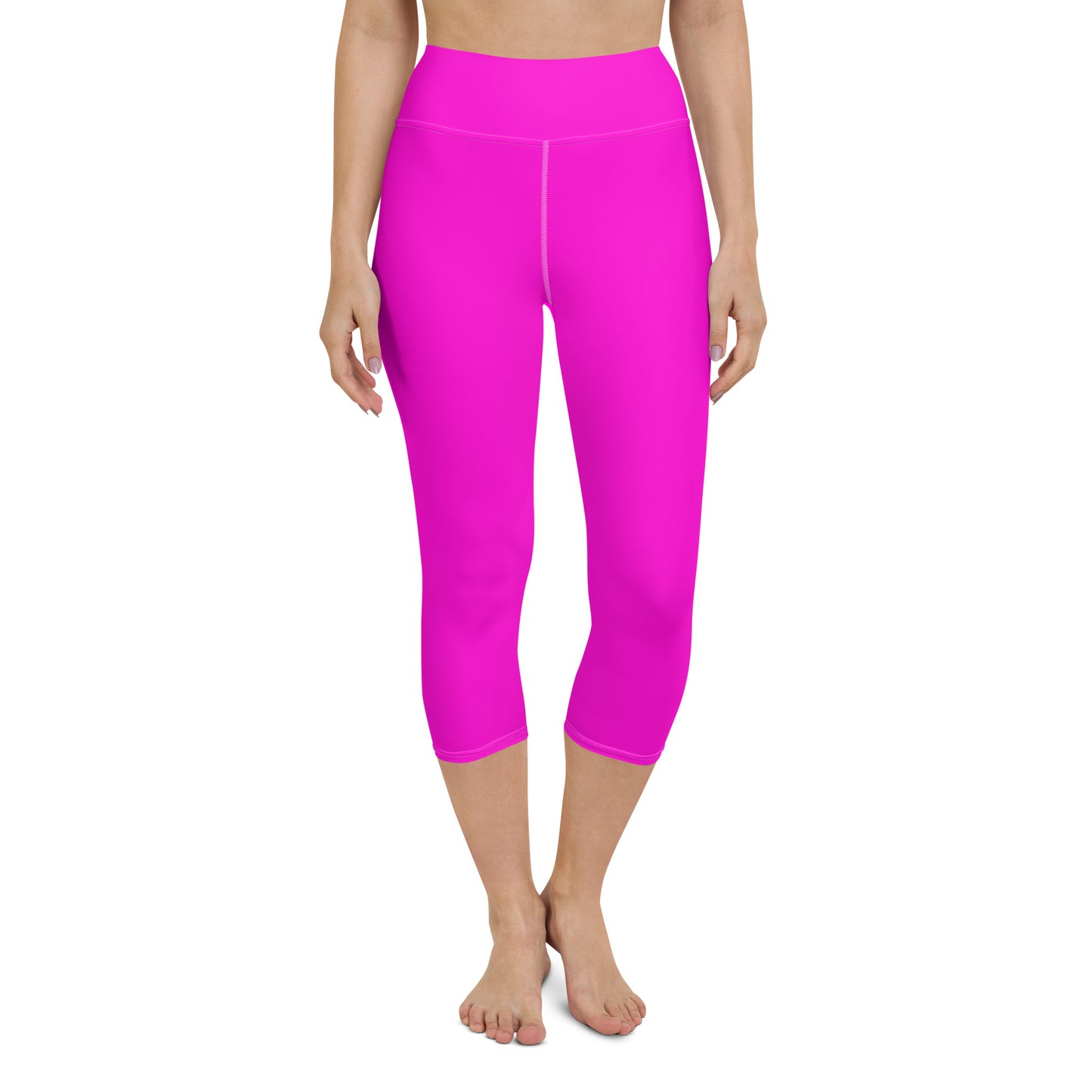 Everyday Bright Pink Yoga Capri Leggings