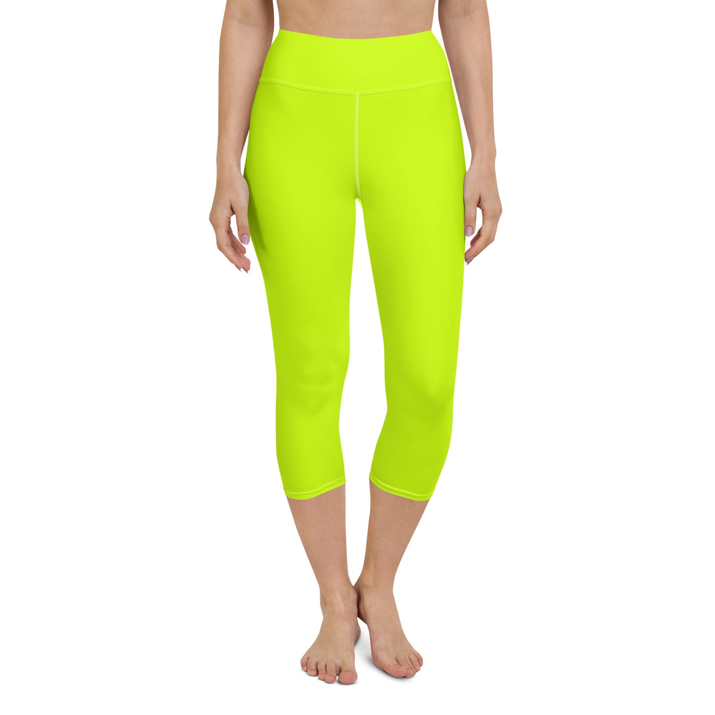 Everyday Neon Lime Yoga Capri Leggings