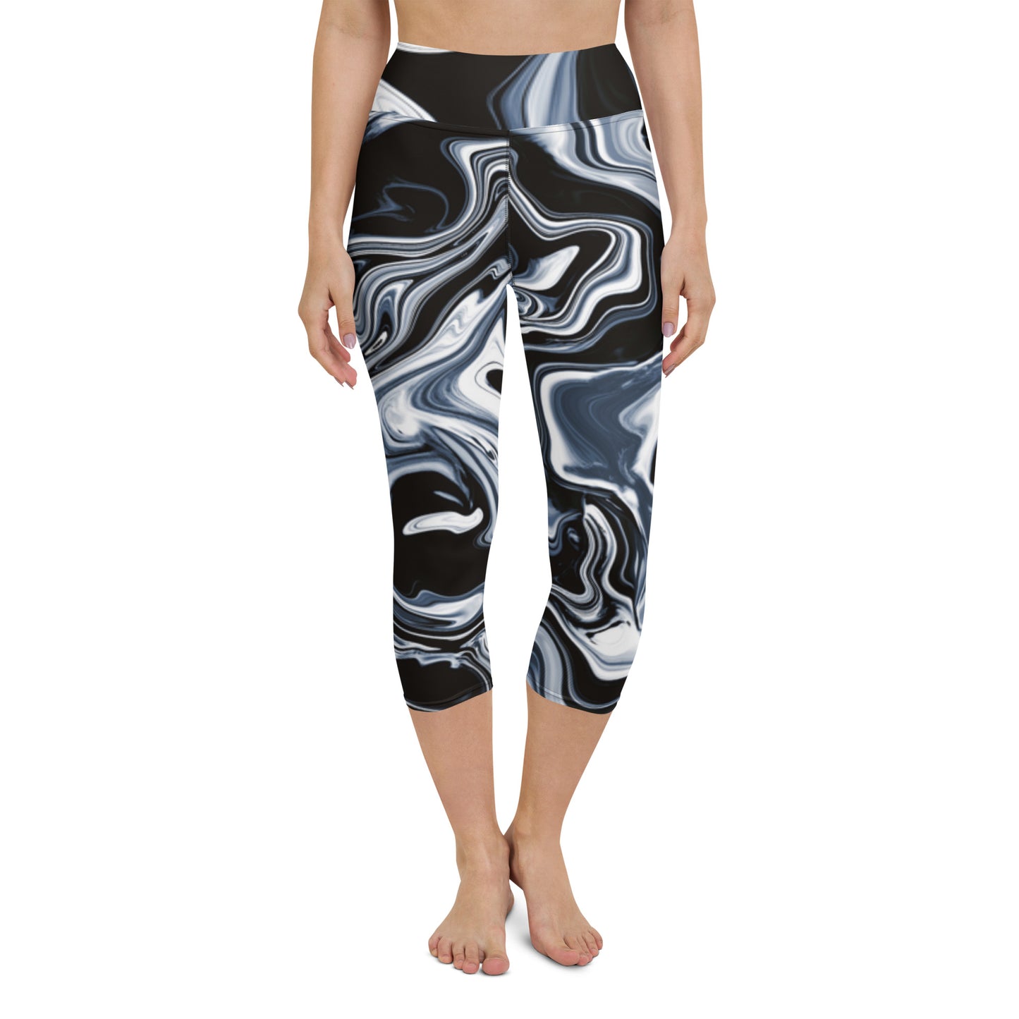 Everyday Liquid Metal Yoga Capri Leggings