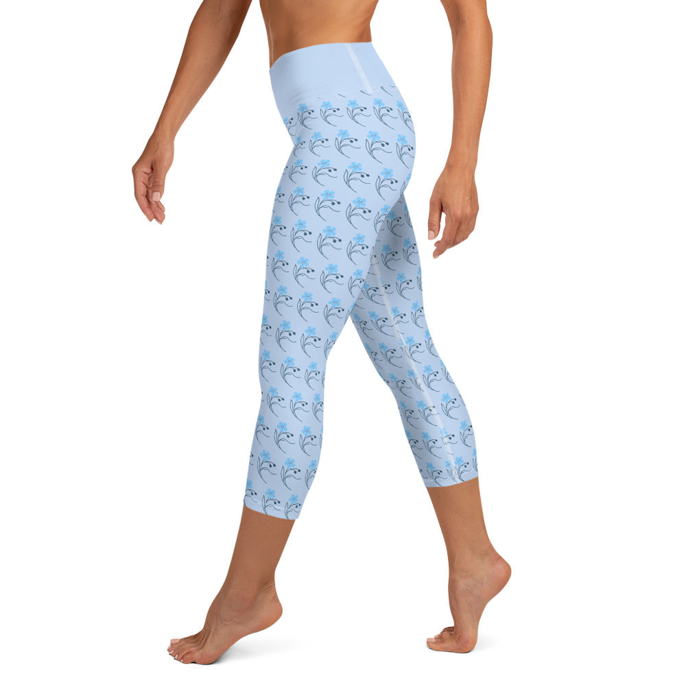 Leggings capri de yoga Everyday Essentials en azul