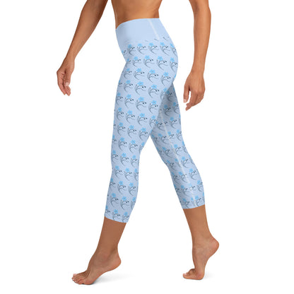 Everyday Essentials Yoga Capri Leggings in Blue