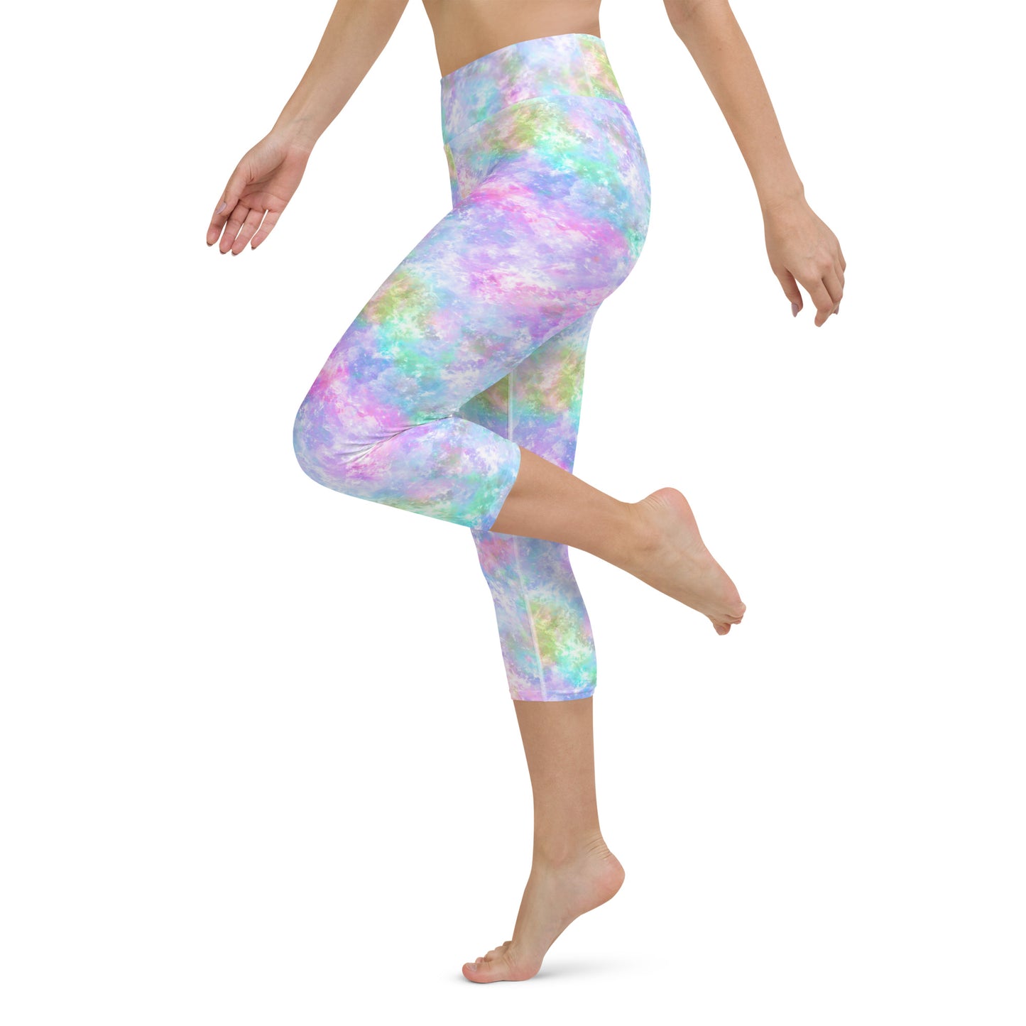 Unicorn Galaxy Yoga Capri Leggings