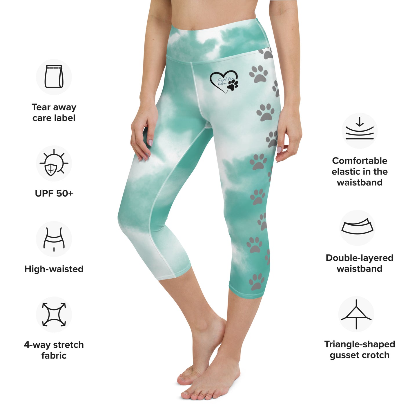 Leggings capri de yoga Mi mascota mi vida