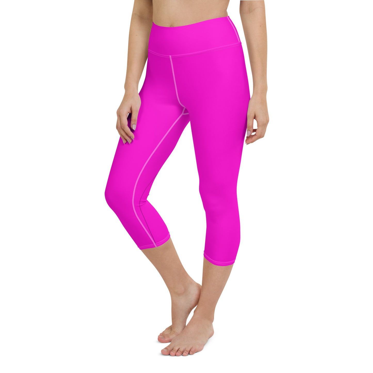 Everyday Bright Pink Yoga Capri Leggings