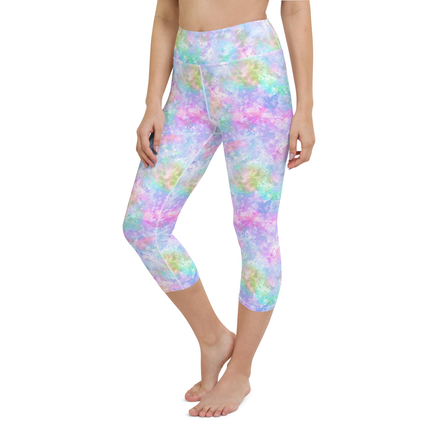 Unicorn Galaxy Yoga Capri Leggings