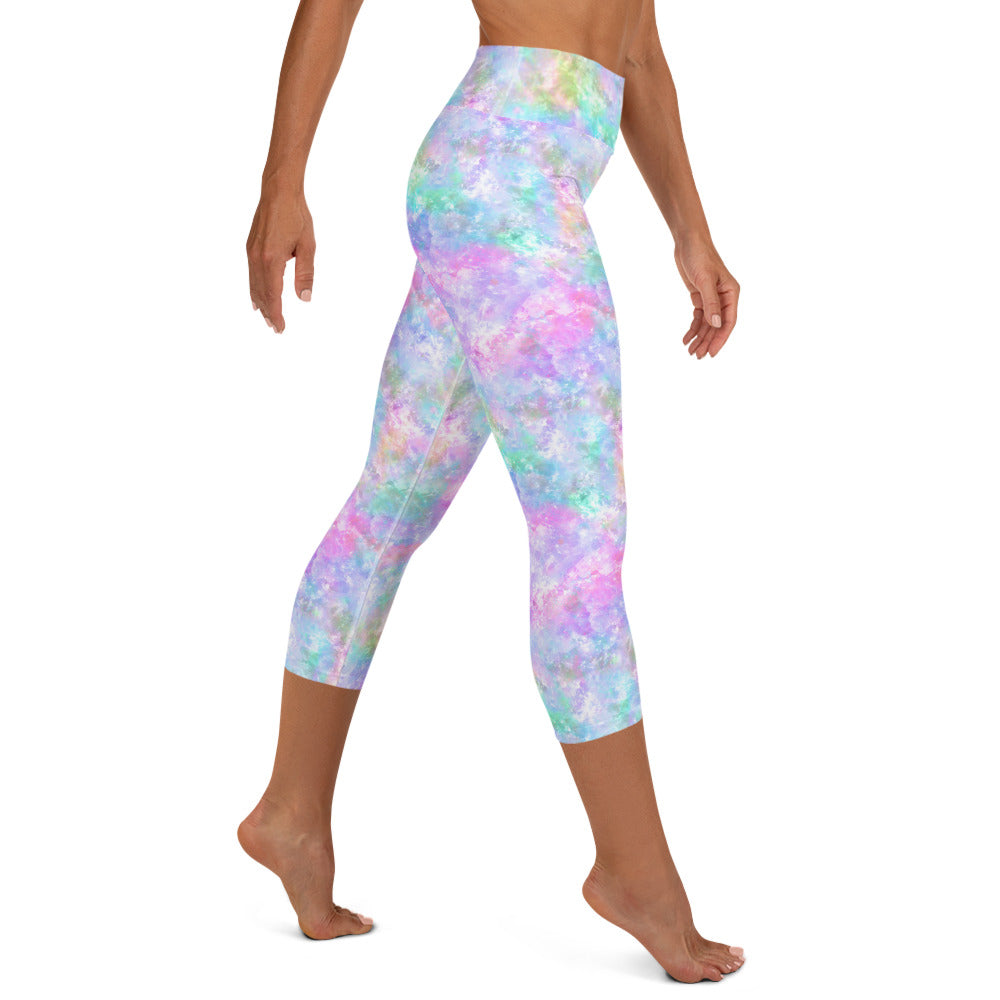 Unicorn Galaxy Yoga Capri Leggings