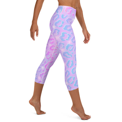 Cheetah Dazzle Yoga Capri Leggings