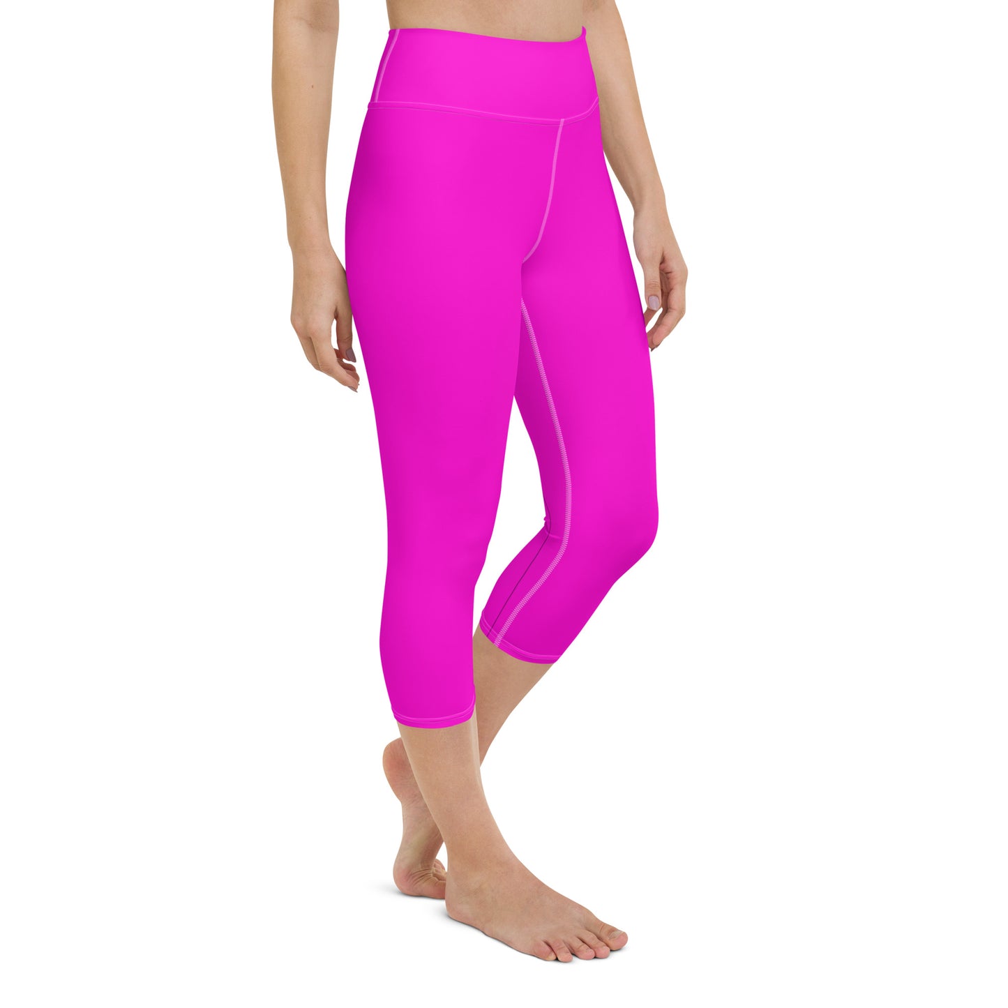 Everyday Bright Pink Yoga Capri Leggings