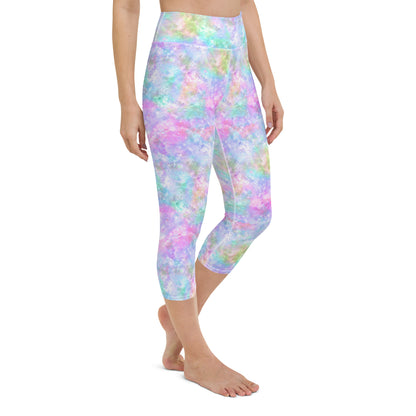 Unicorn Galaxy Yoga Capri Leggings